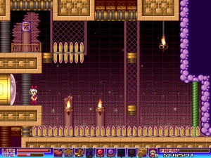 A typical puzzle room: completely full of deadly, deadly spikes.